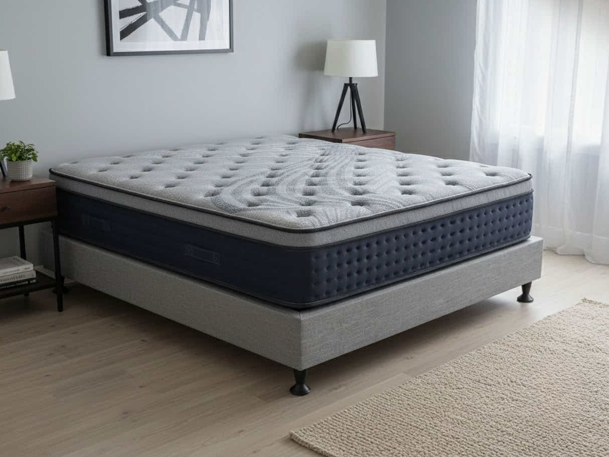 Enkel Bed Base & Euro Top Mattress B34 - Double