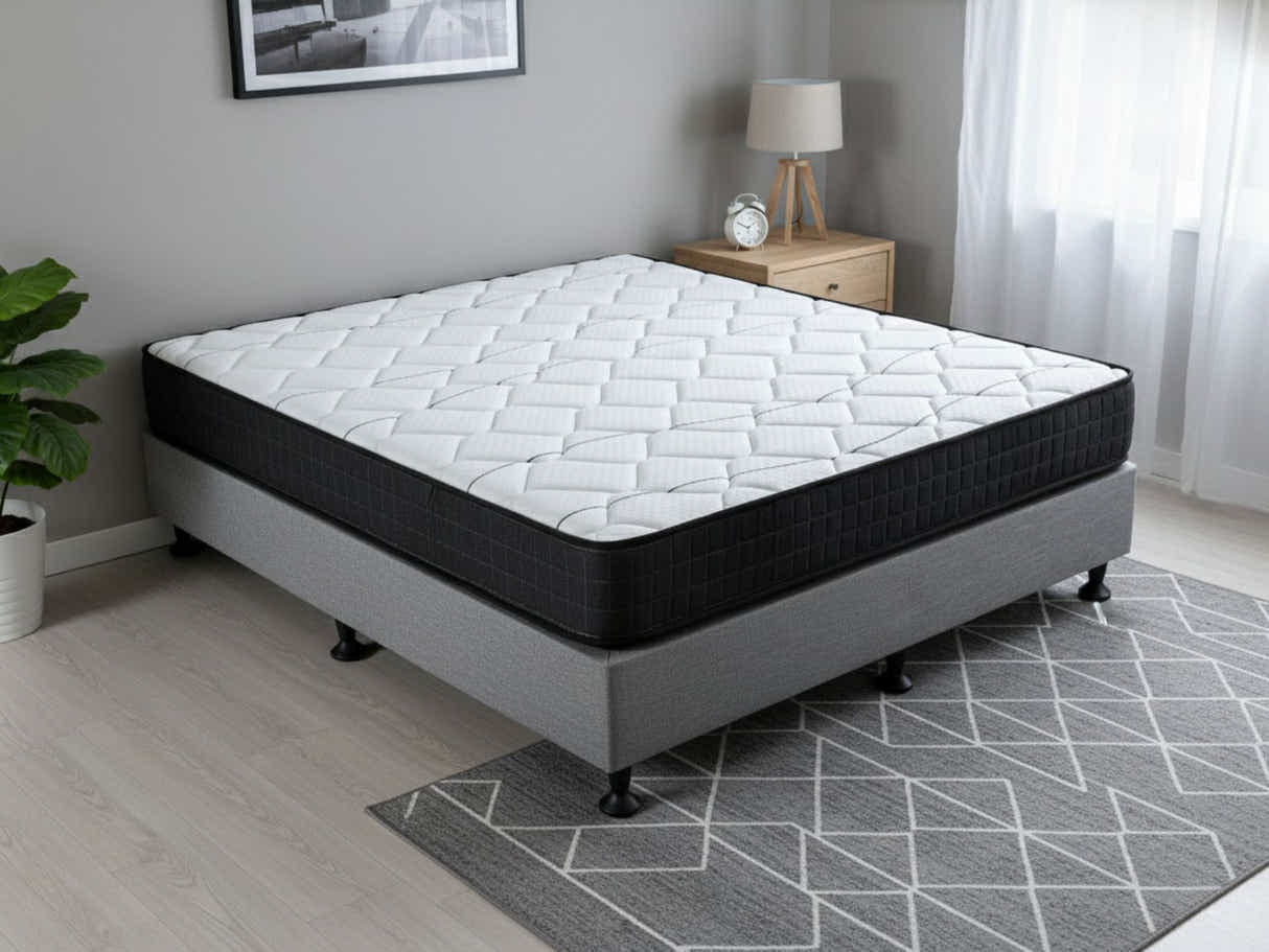 Enkel Bed Base & Xclusive Pocket Spring Mattress X20 Queen