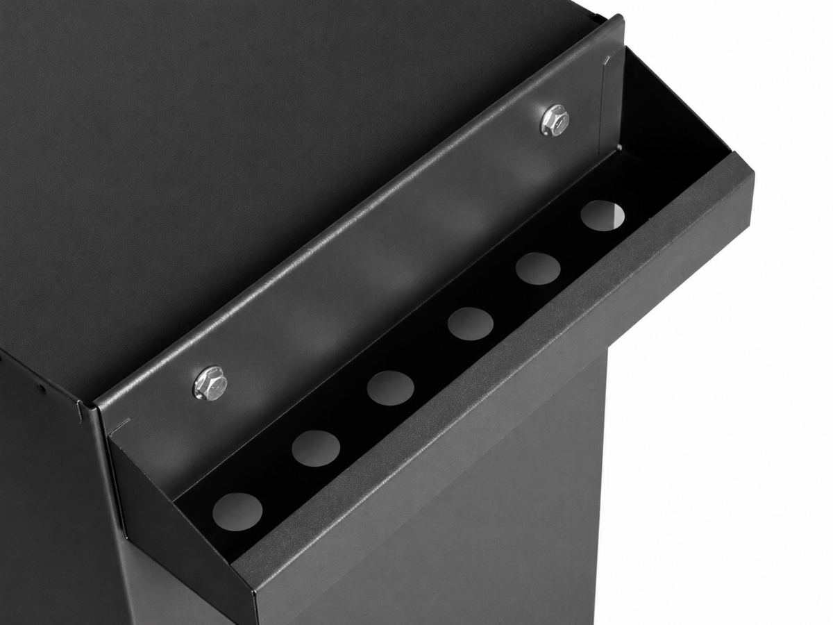 4-Drawer & 1-Drawer Tool Cabinet Combo - Black