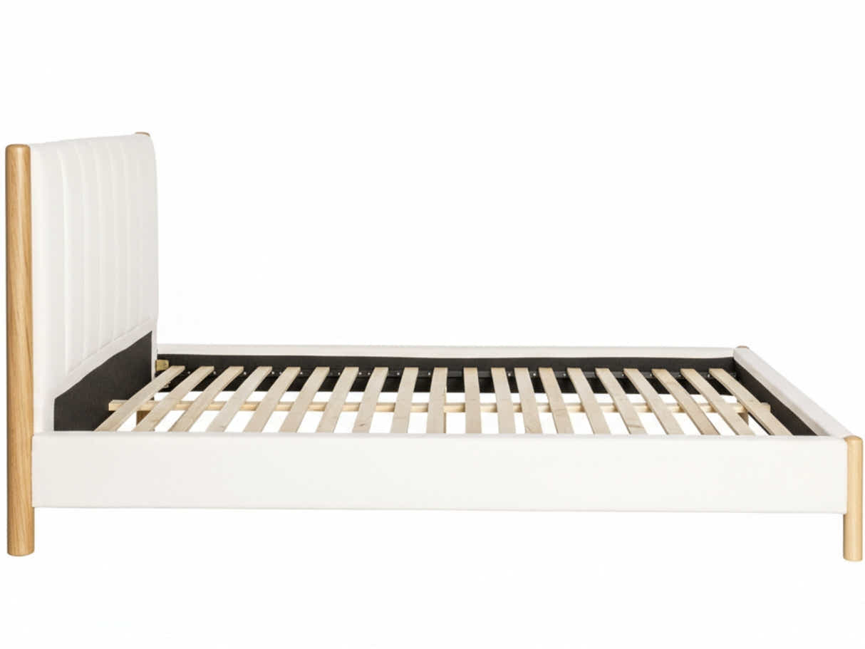 Tokoroa Boucle Bed Frame - Queen