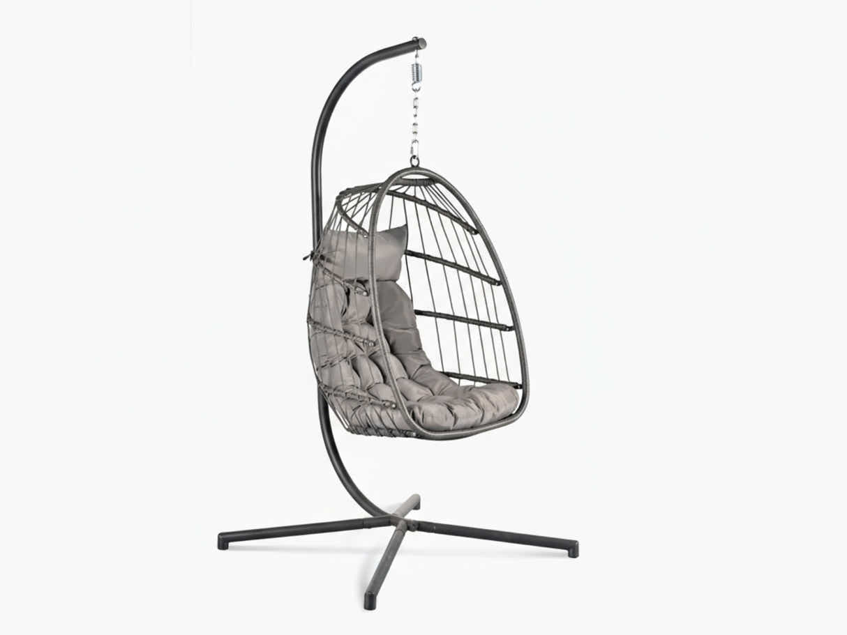 DS Pigato Single Swing Egg Chair - Grey
