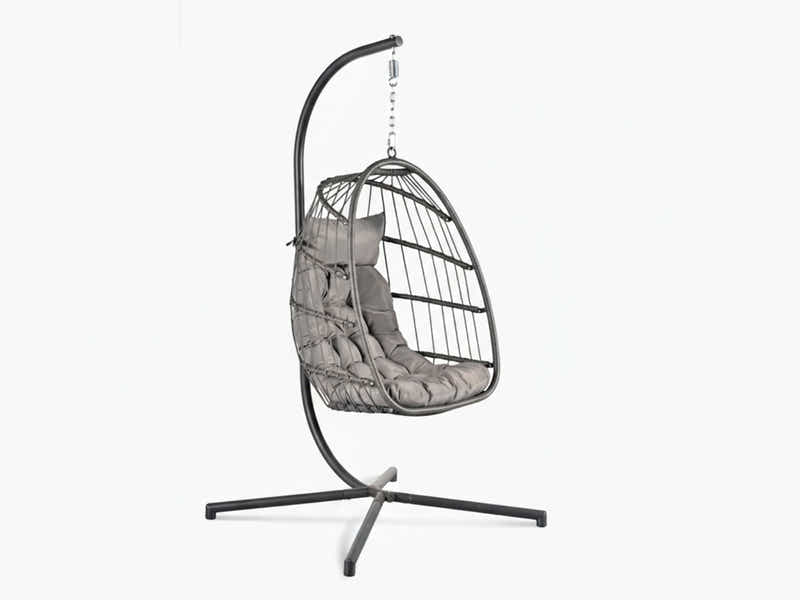 Pigato Single Swing Egg Chair - Grey