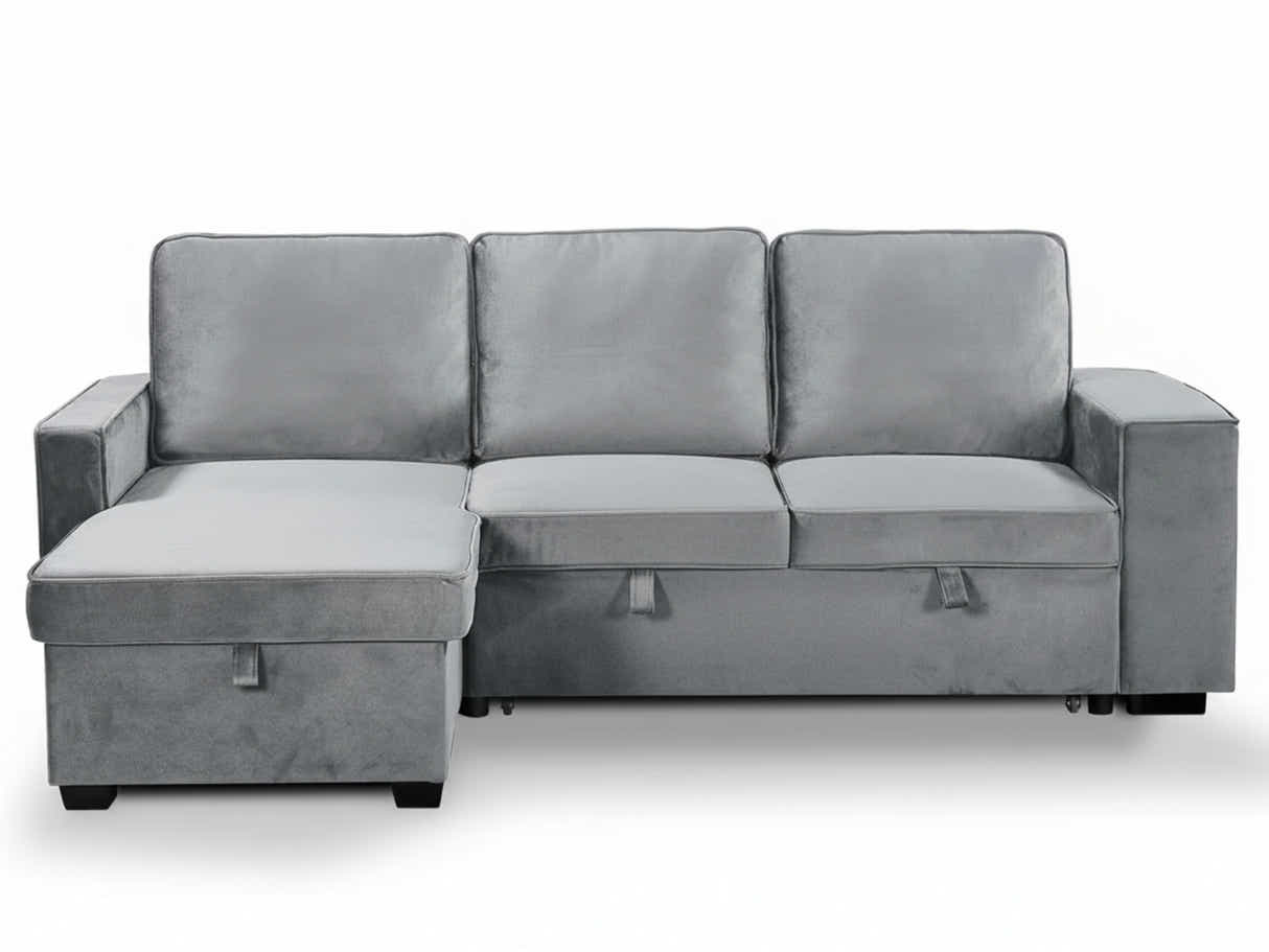 Enkel Pull Out Sofa Bed - Grey
