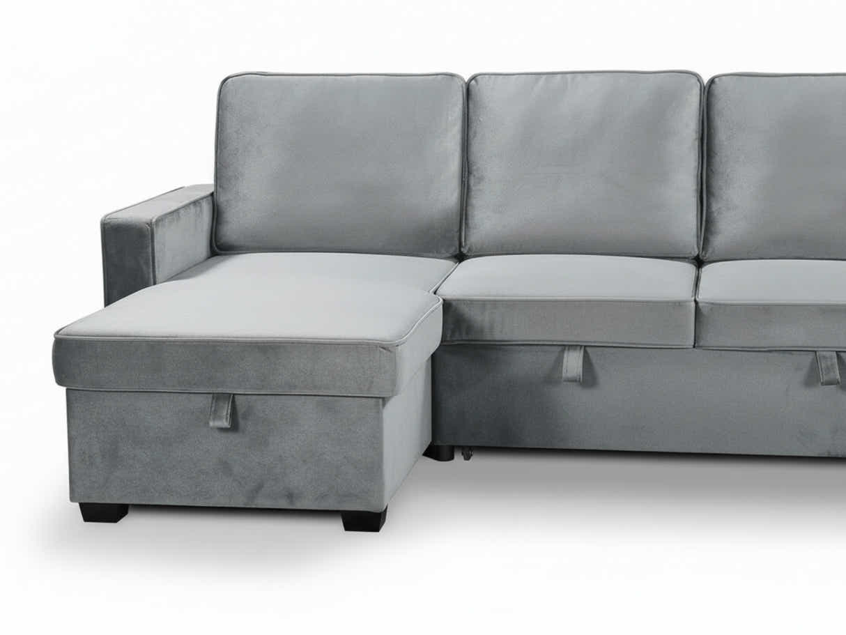Enkel Pull Out Sofa Bed - Grey