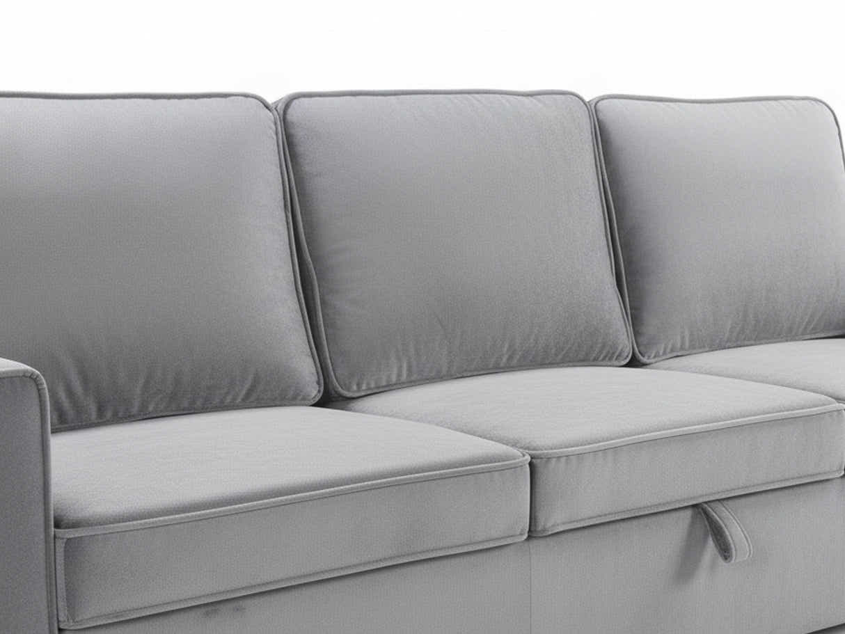 Enkel Pull Out Sofa Bed - Grey