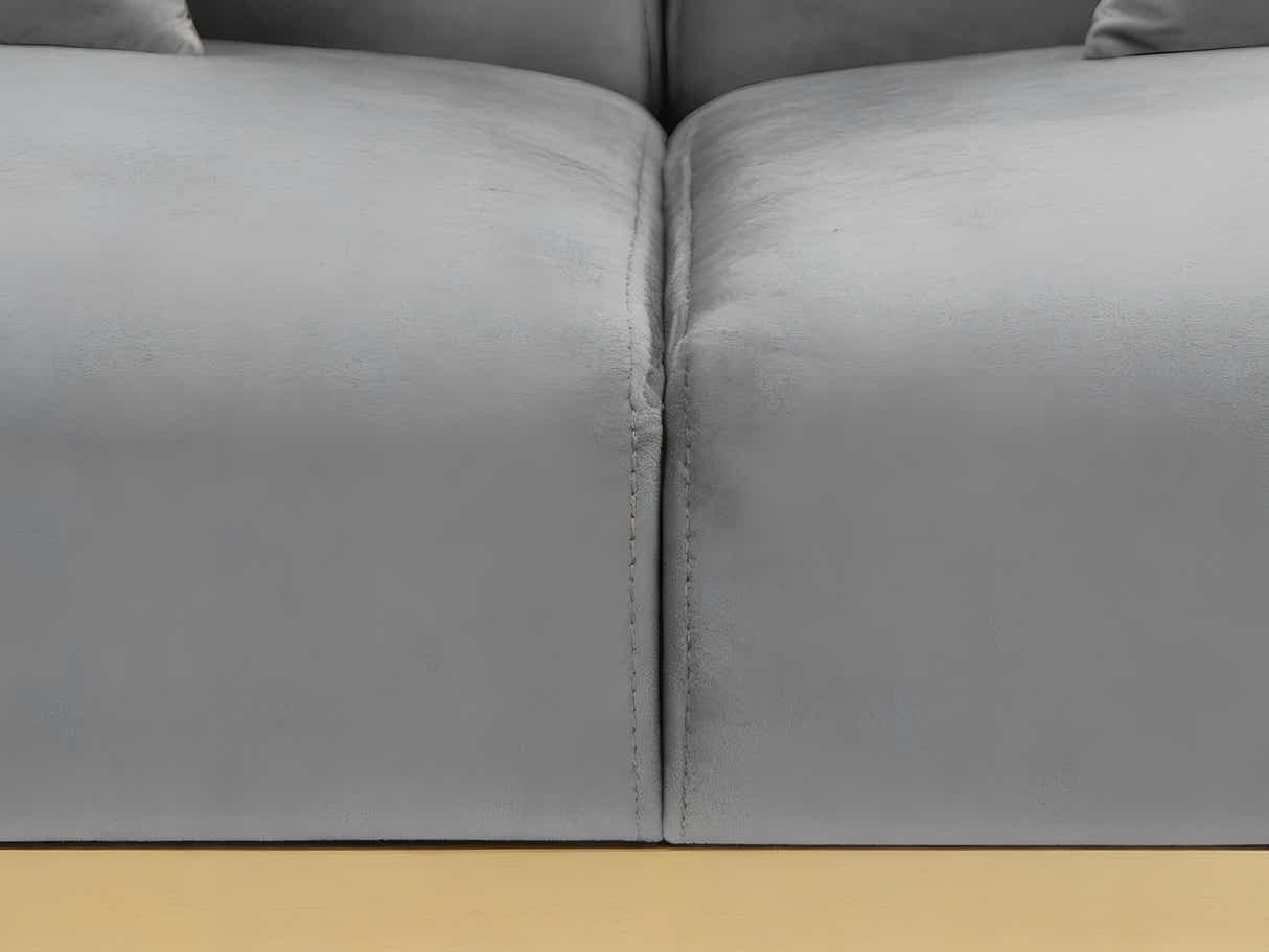 Limpley Velvet Sofa Bed - Grey