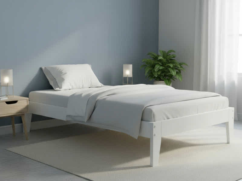 Sovo Bed Frame White - Single