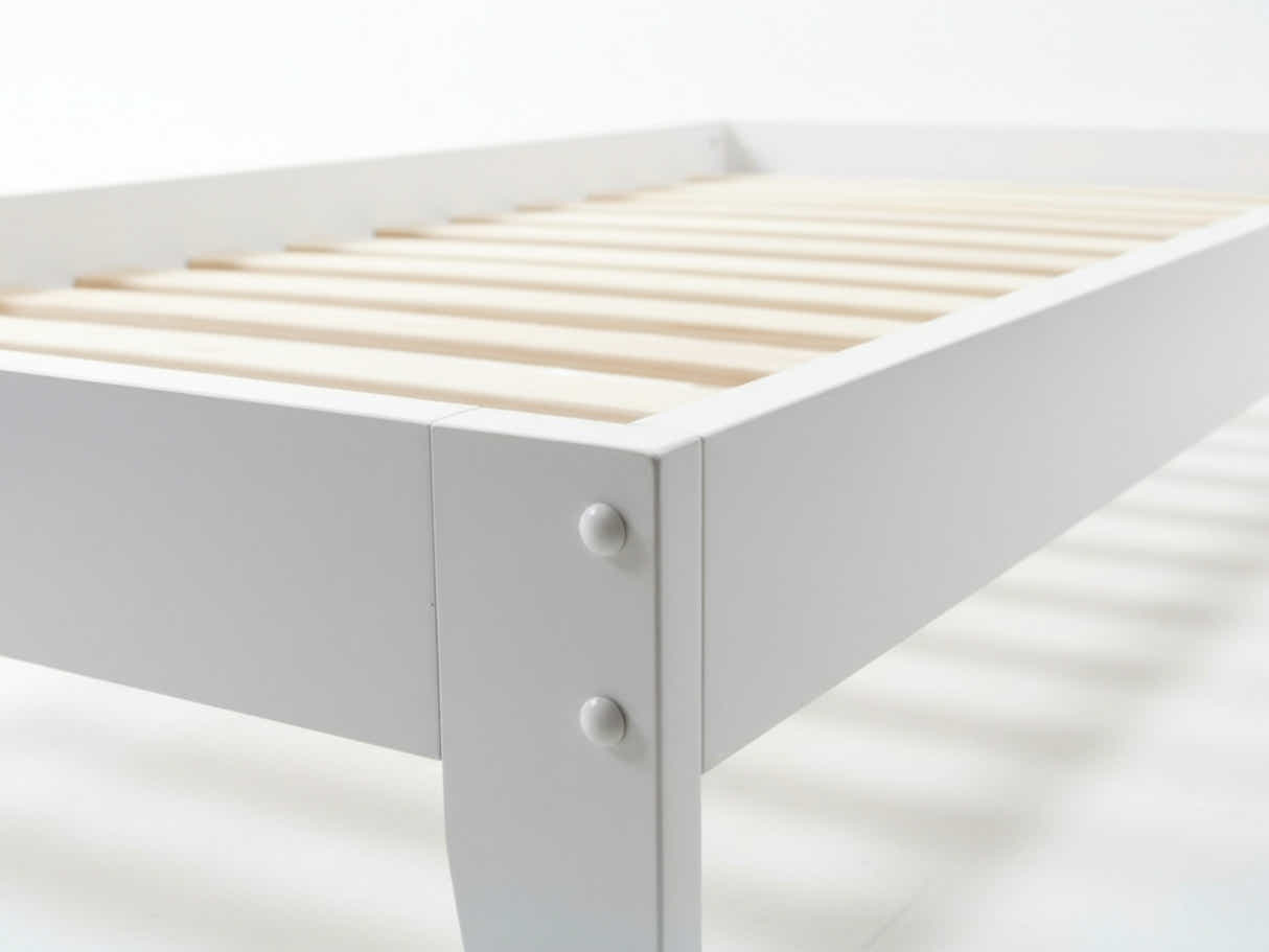 DS Sovo Bed Frame White - Single
