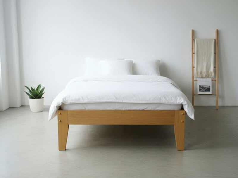 Sovo Bed Frame Oak - Single
