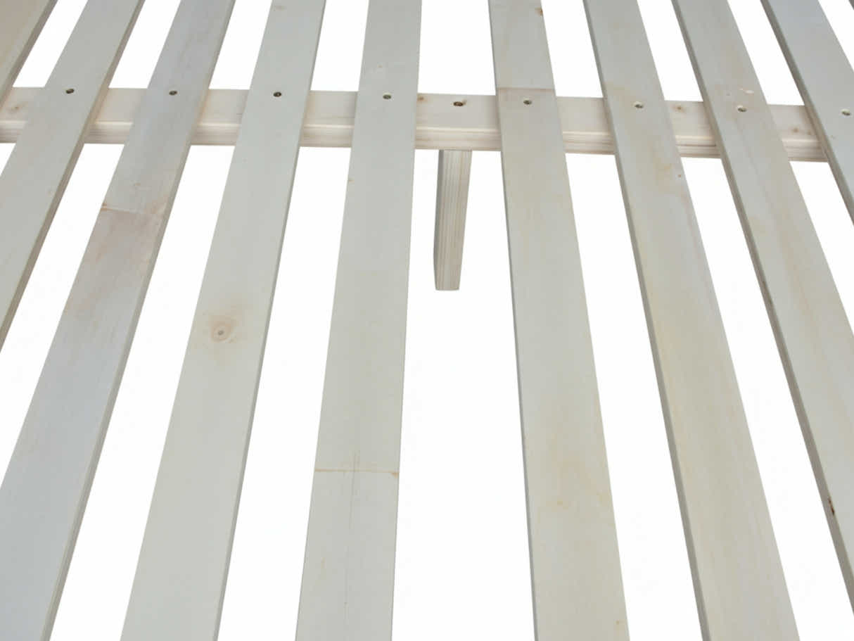 Sovo Bed Frame White & MEM 23 cm Mattress - King