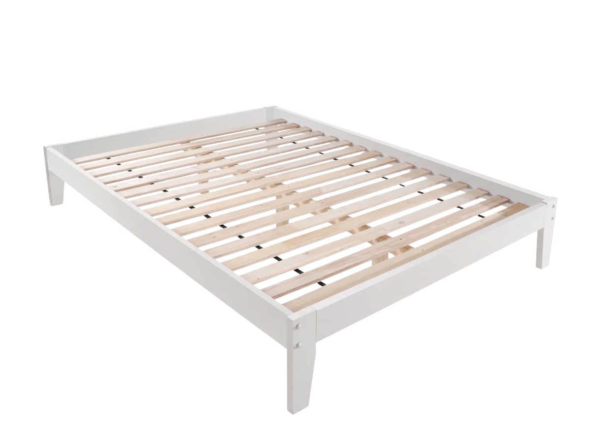 Sovo Bed Frame White - King