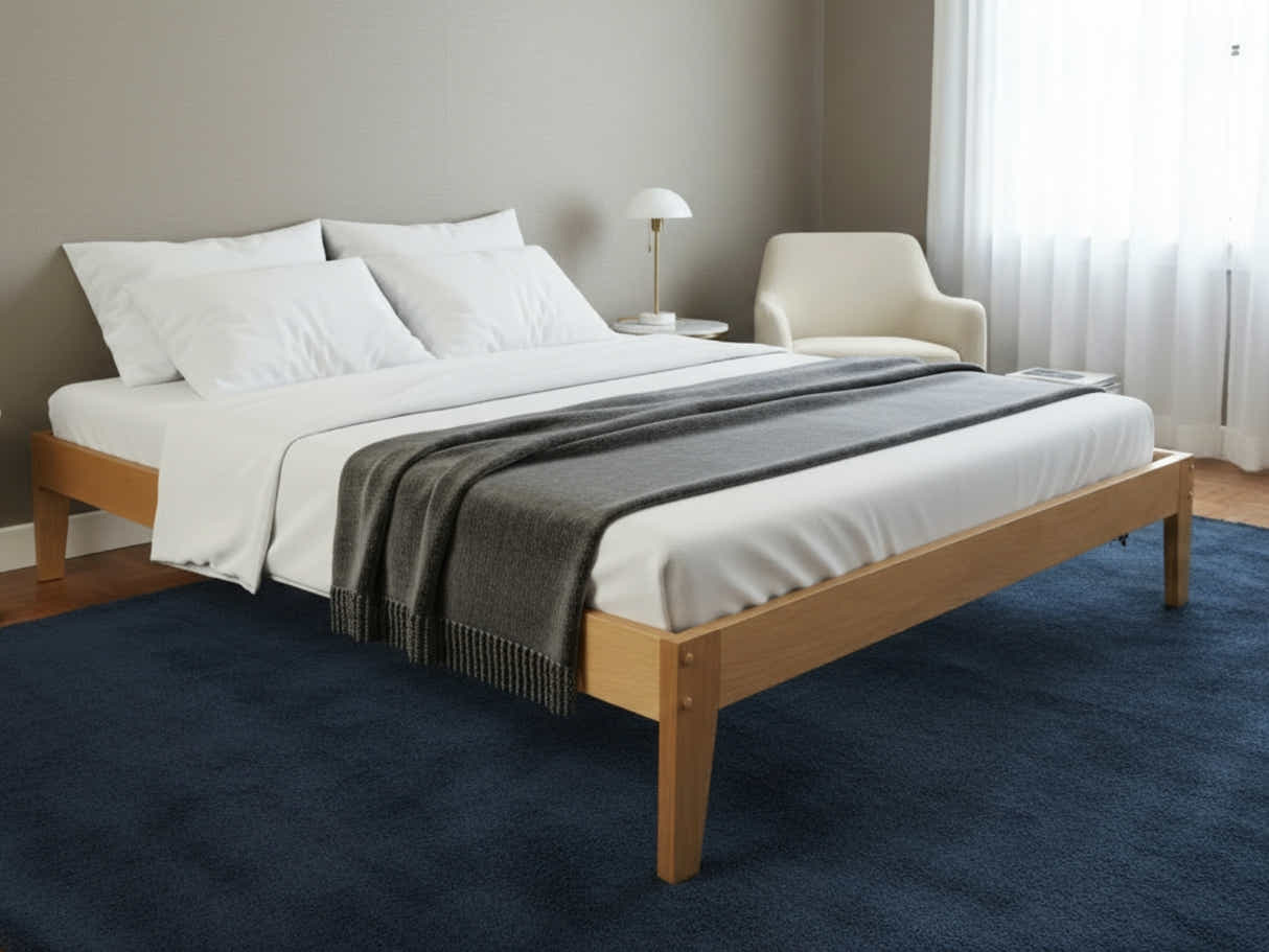 Sovo Bed Frame Oak - Super King