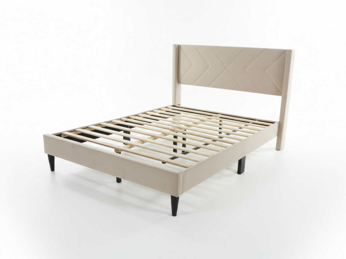 DS Breezy Bed Frame Beige - Double