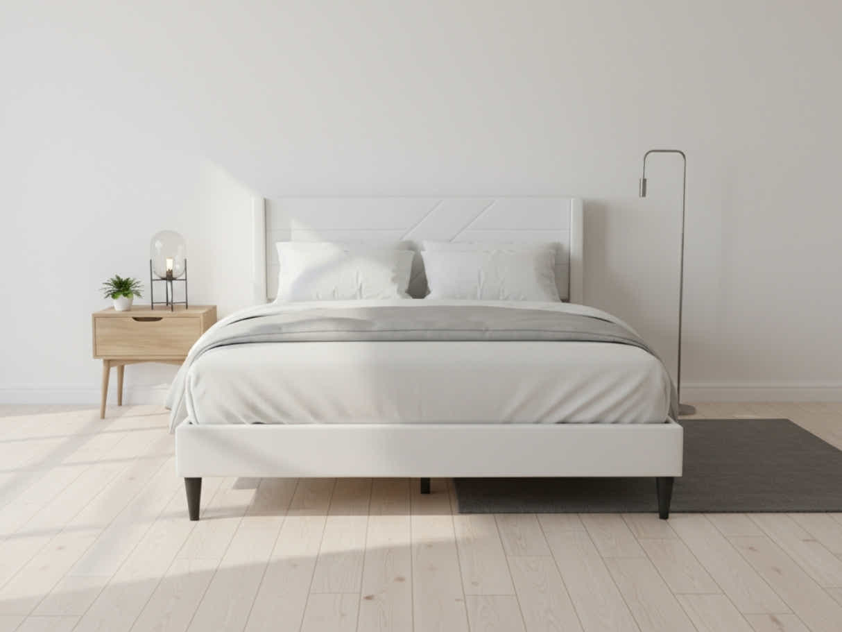 Galenia Bed Frame Beige - Double