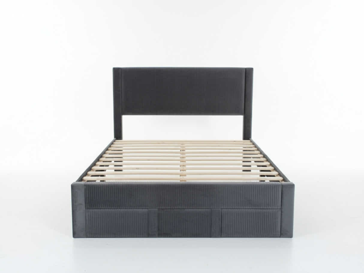 Rae Bed Frame With Drawer - Double