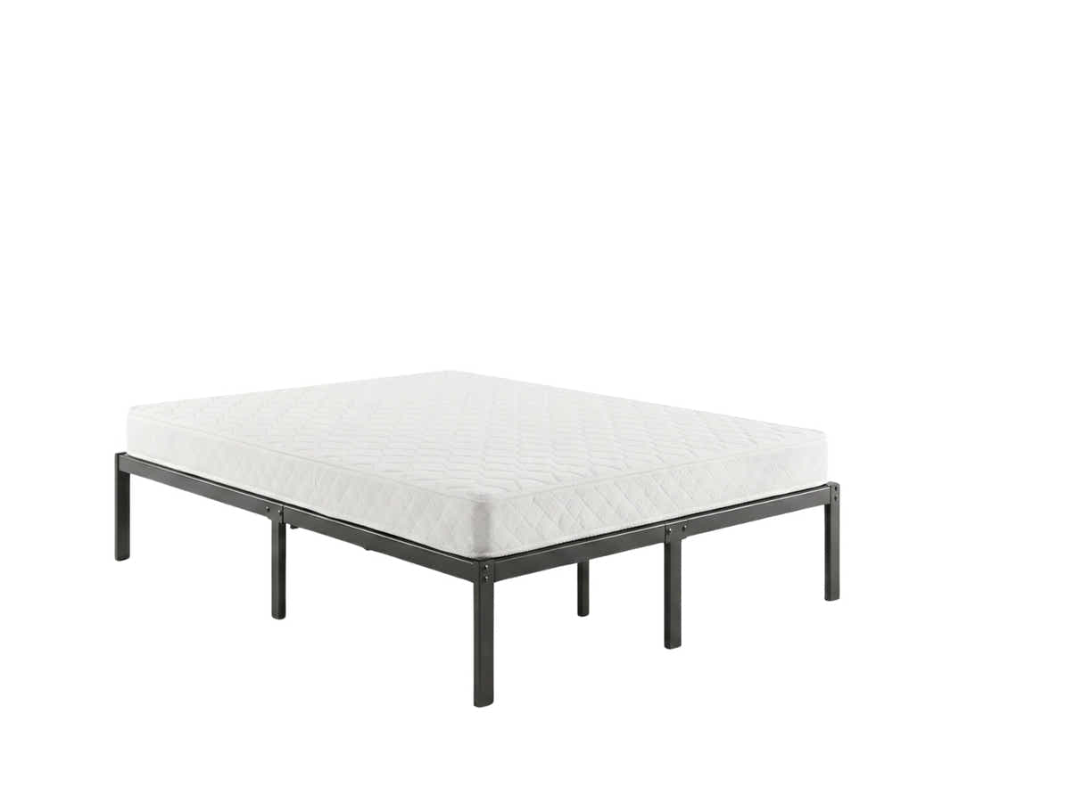 Xclusive Metal Platform Bed & Bon15 Mattress - Queen