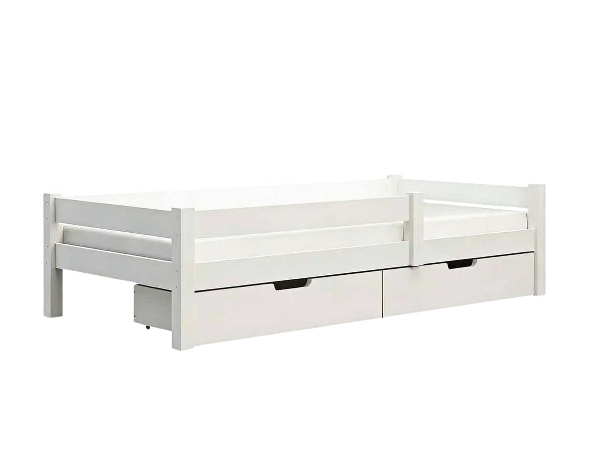 Milo Bed with Storage White - Single