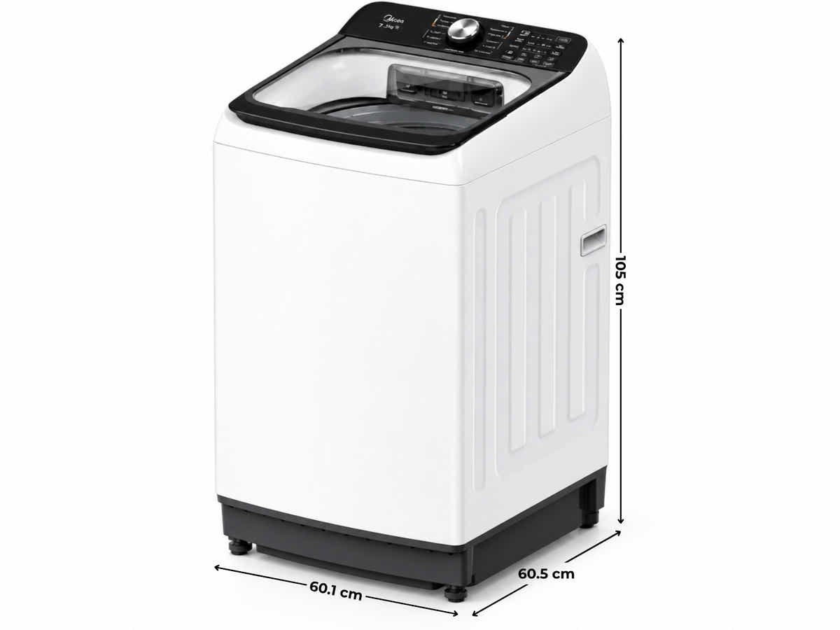 Midea 10kg top loader Rear control Washing Machine