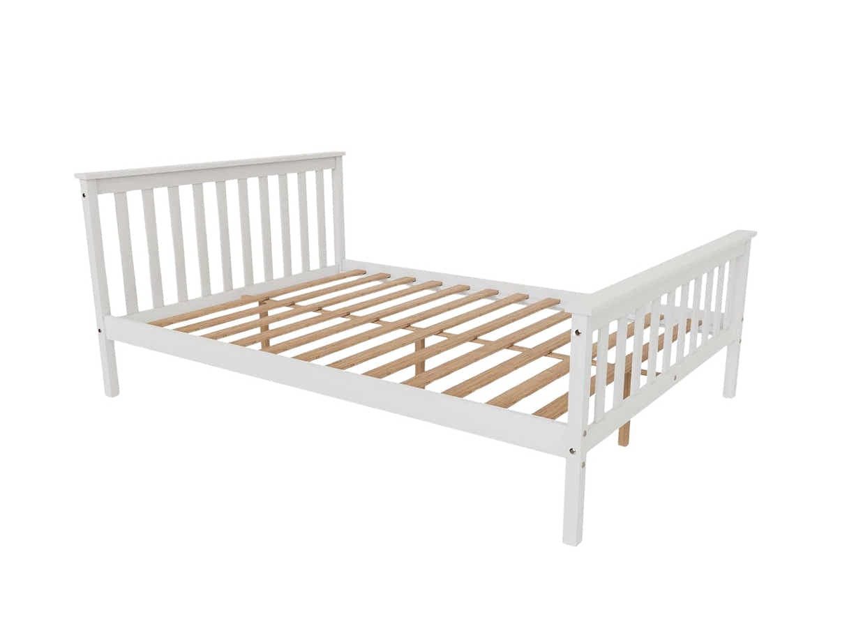 Hampshire Bed Frame Double - White