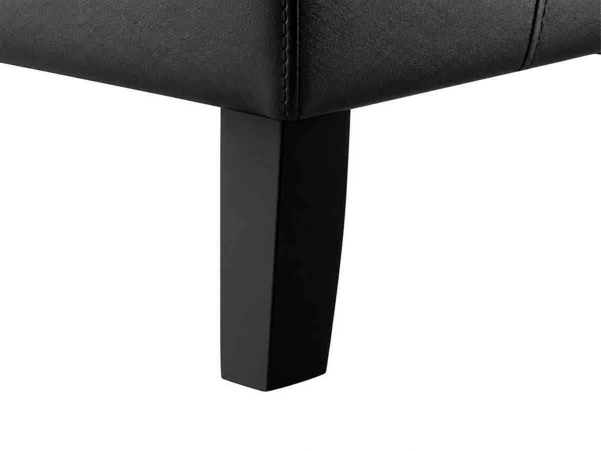 Cambia Tub Chair with Ottoman Velvet - Black