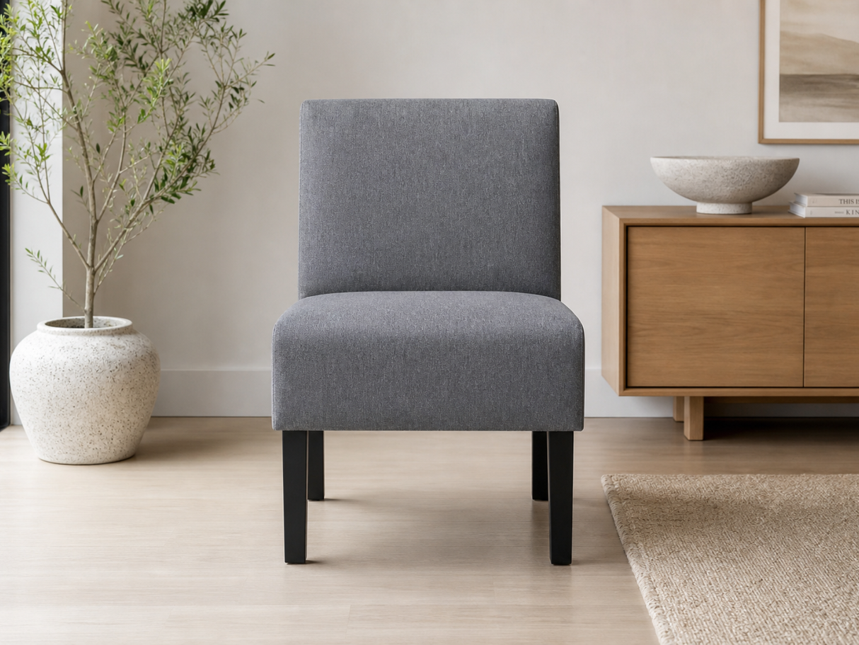 Percy Accent Chair - Dark Grey