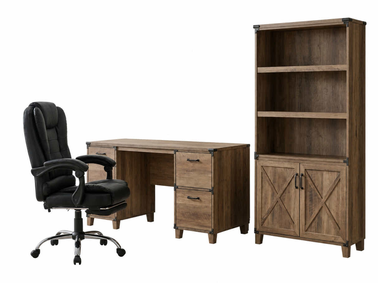 Modern Study Room Combo - 3 Piece