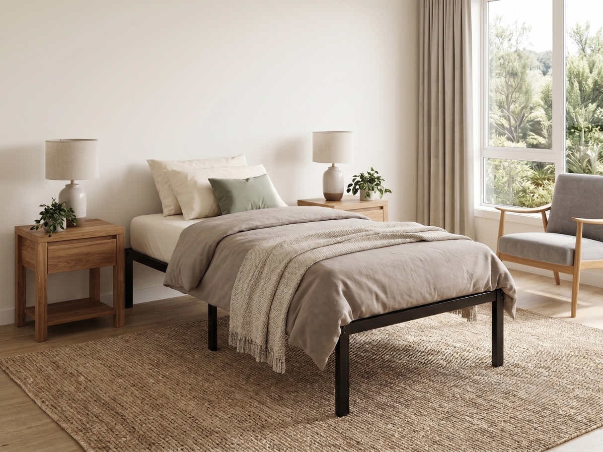 DS Xclusive Metal Platform Bed Frame - Single