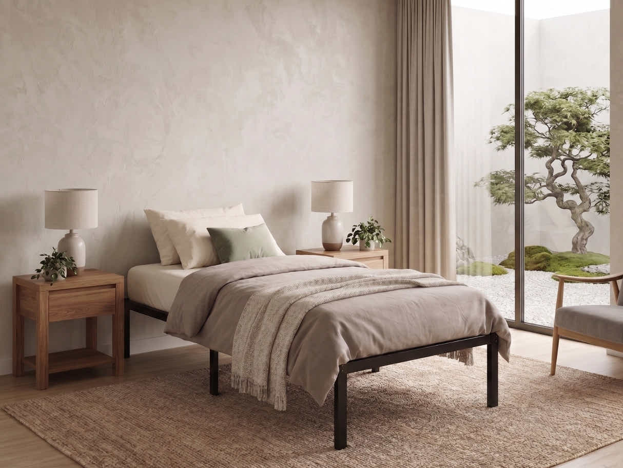 Xclusive Metal Platform Bed Frame - King Single