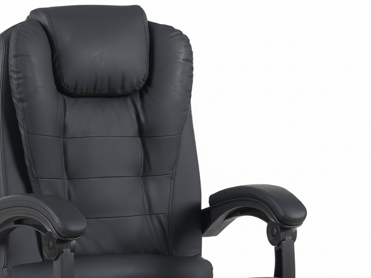 Hermia Massage Office Chair PVC - Black