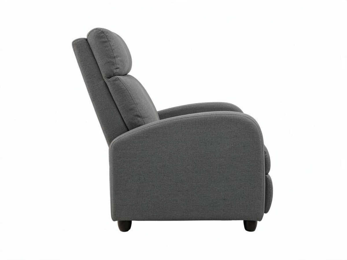 Austen Push Back Recliner Chair Linen - Grey