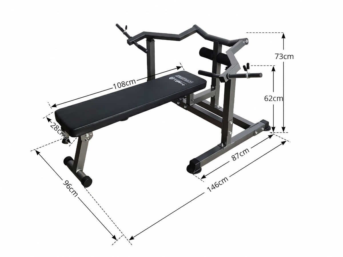 DS Chest Press Machine Folding Workout Bench