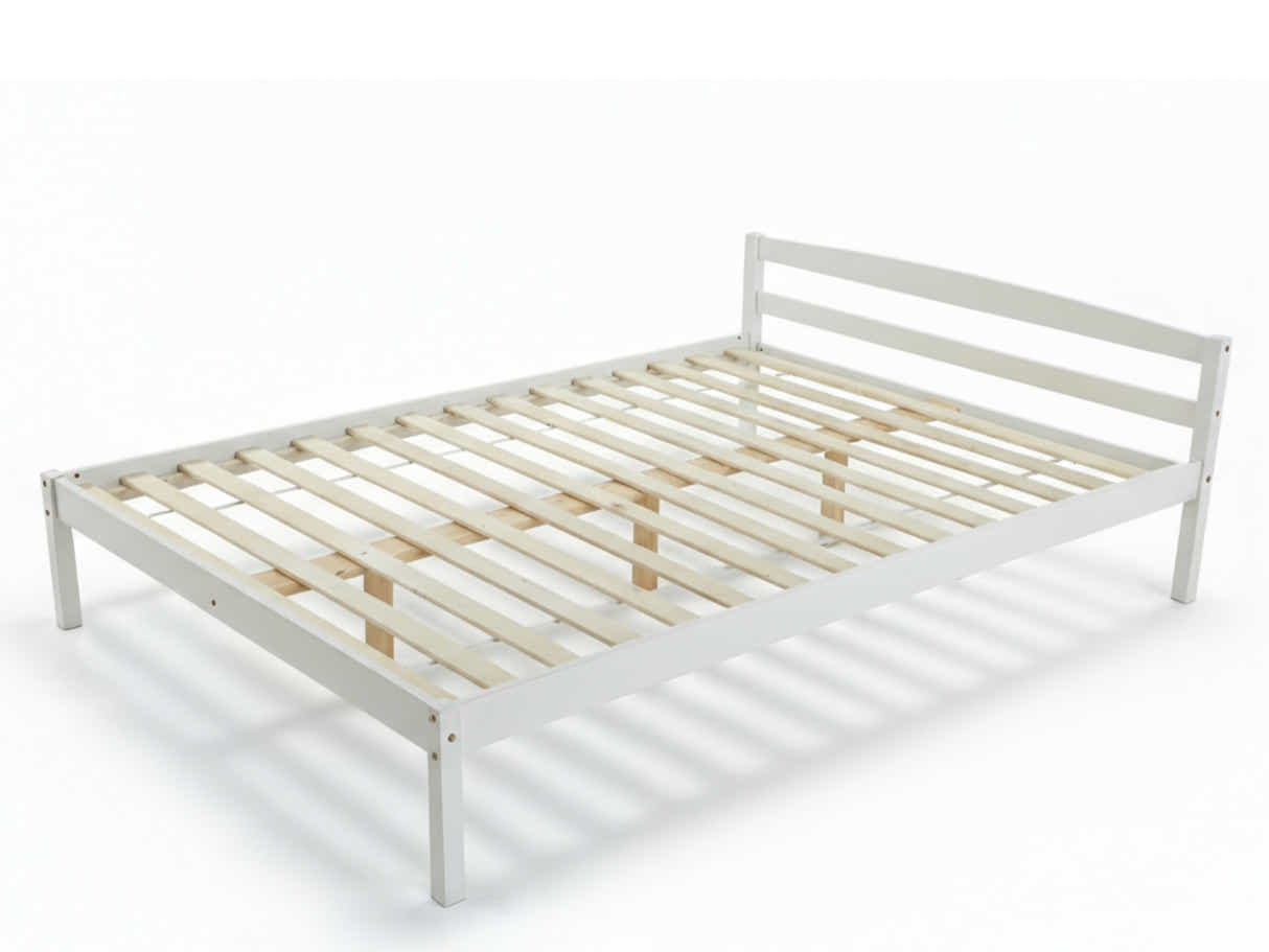 Wayford Bed Frame White & FIRM23 Mattress - Double