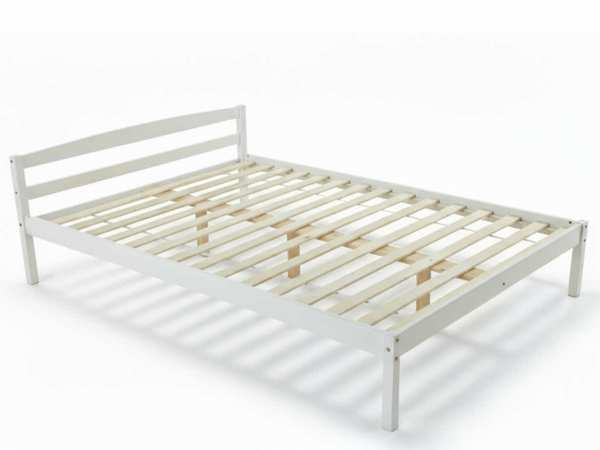 Wayford Bed Frame White & FIRM23 Mattress - Double
