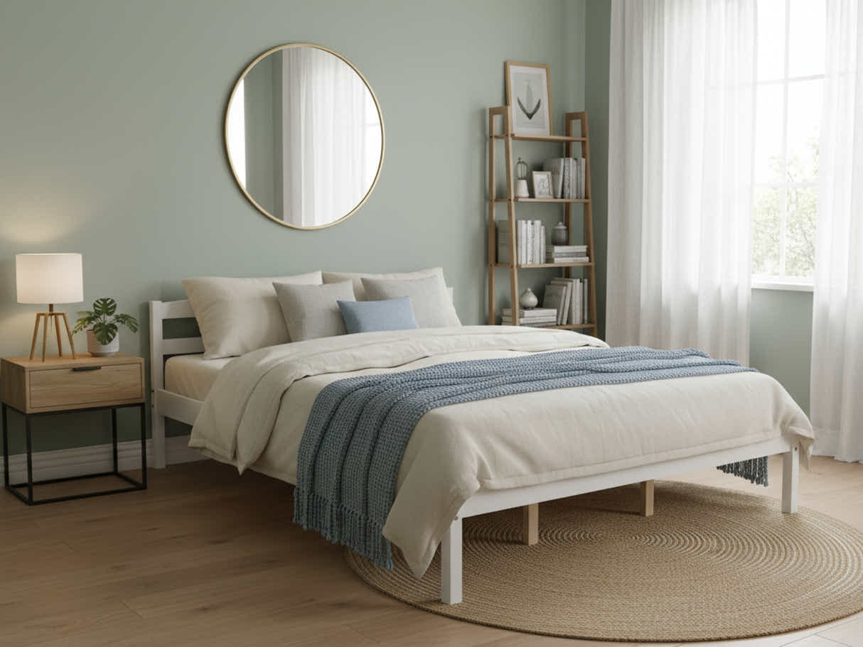 Wayford Bed Frame White - Queen