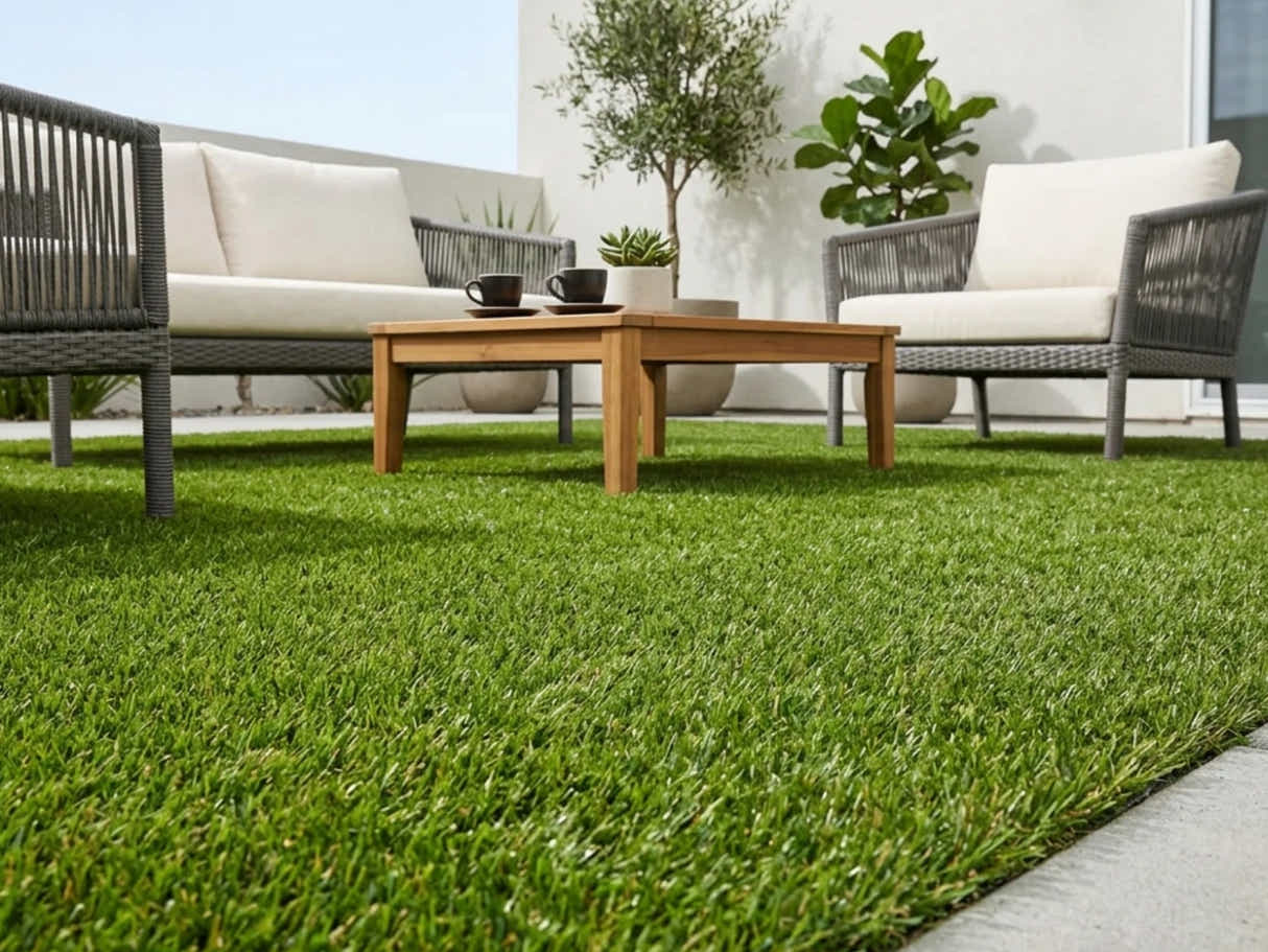 4-Colored 20 mm Artificial Grass - 1x10 m Roll