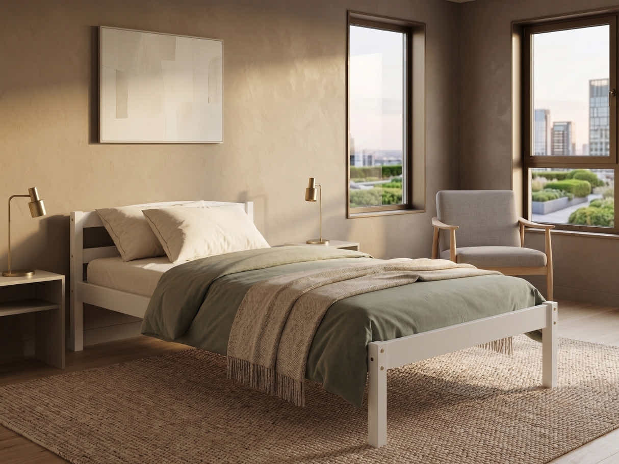 DS Wayford Bed Frame White - Single
