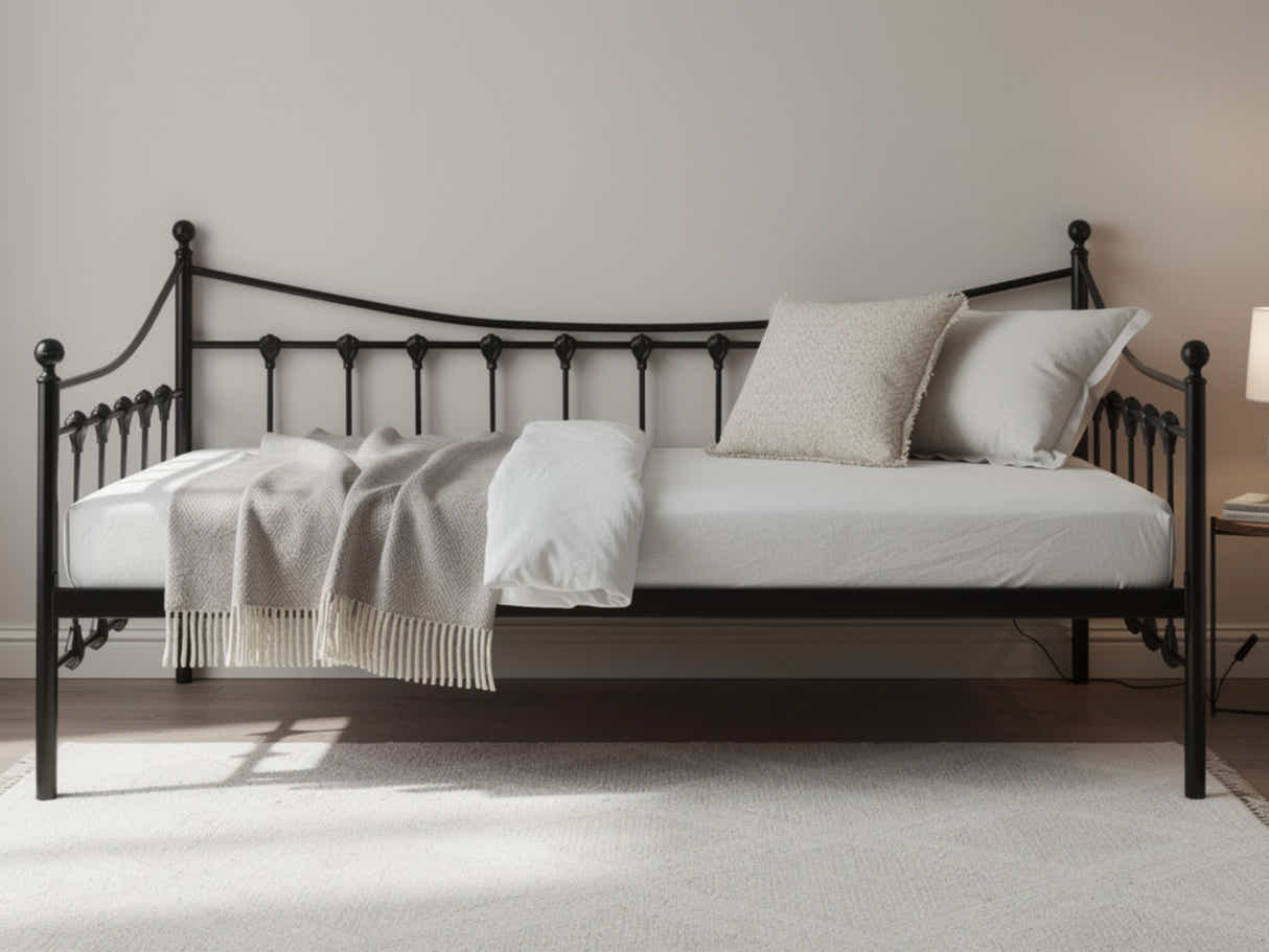 Sierra Metal Day Bed - Black