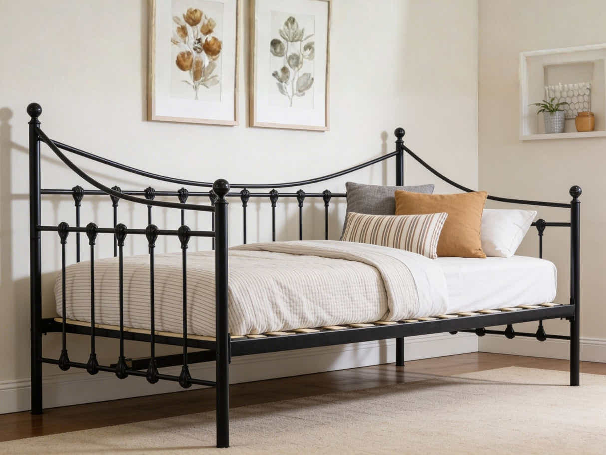 Sierra Metal Day Bed - Black