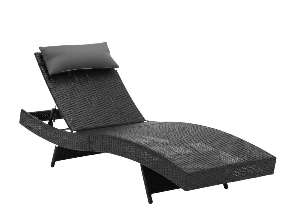 Outdoor Sun Lounger with Aluminium Frame