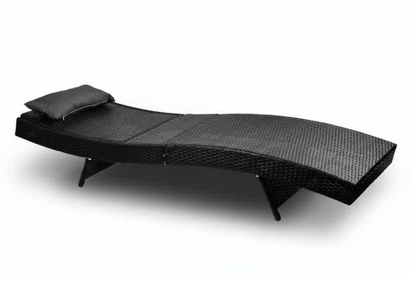 Outdoor Sun Lounger with Aluminium Frame