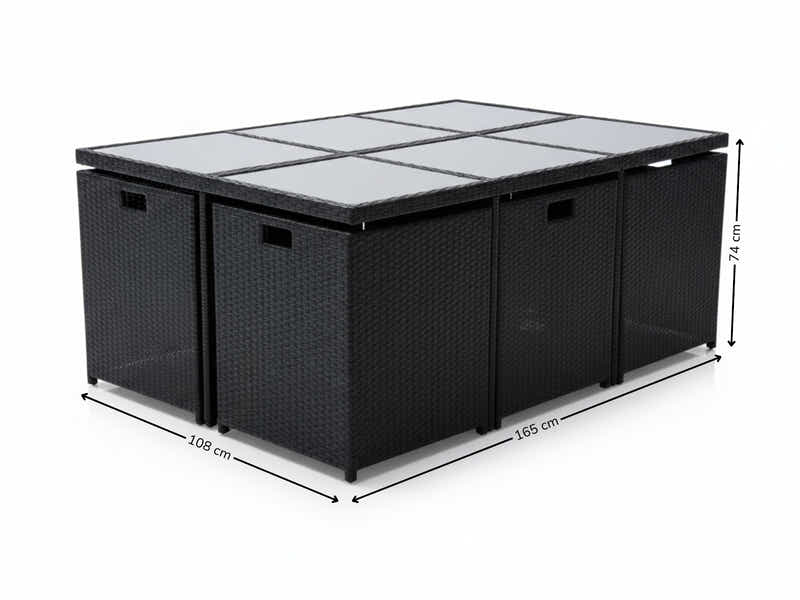 Genoa 11-Piece Aluminium Outdoor Dining Set