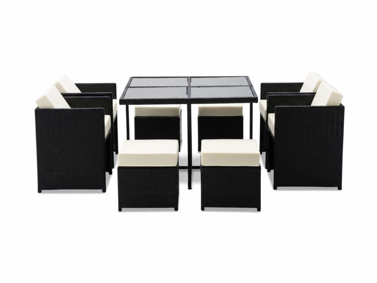 Genoa 9-Piece Aluminium Outdoor Dining Set