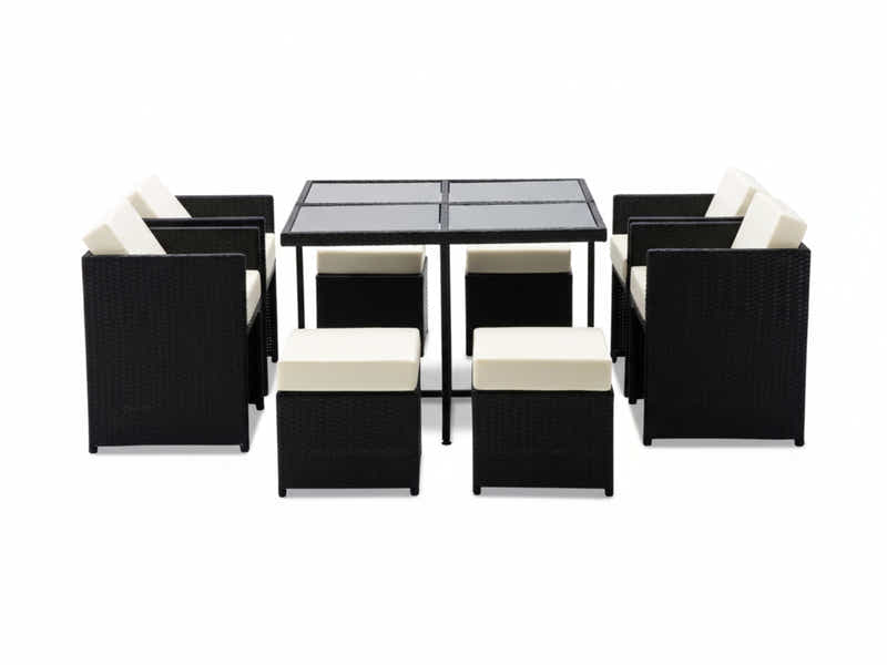 Genoa 9-Piece Aluminium Outdoor Dining Set