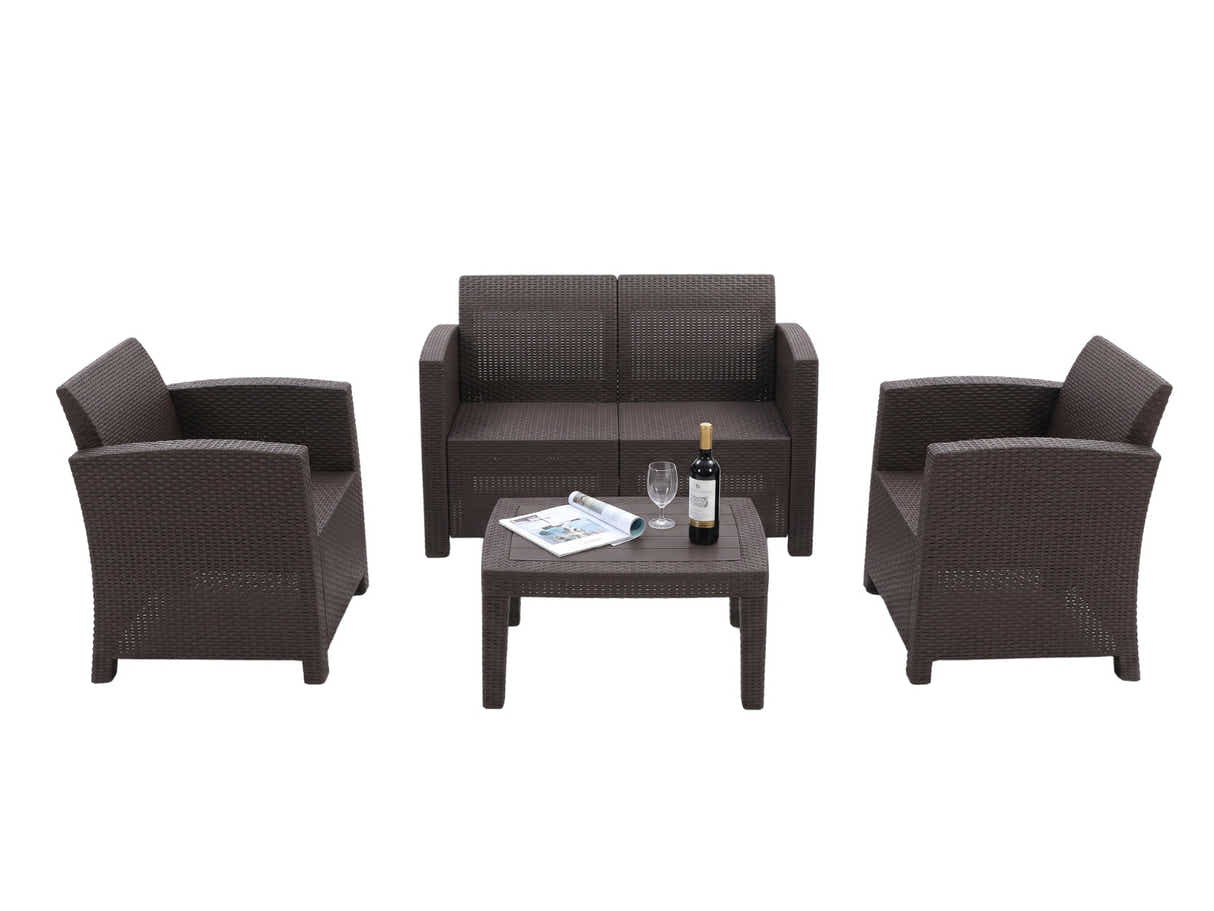 Divano 4-Piece Outdoor Lounge Set