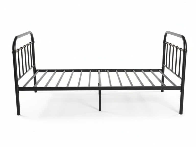 Darcy Metal Bed Frame Black & Bon21 Mattress - Single