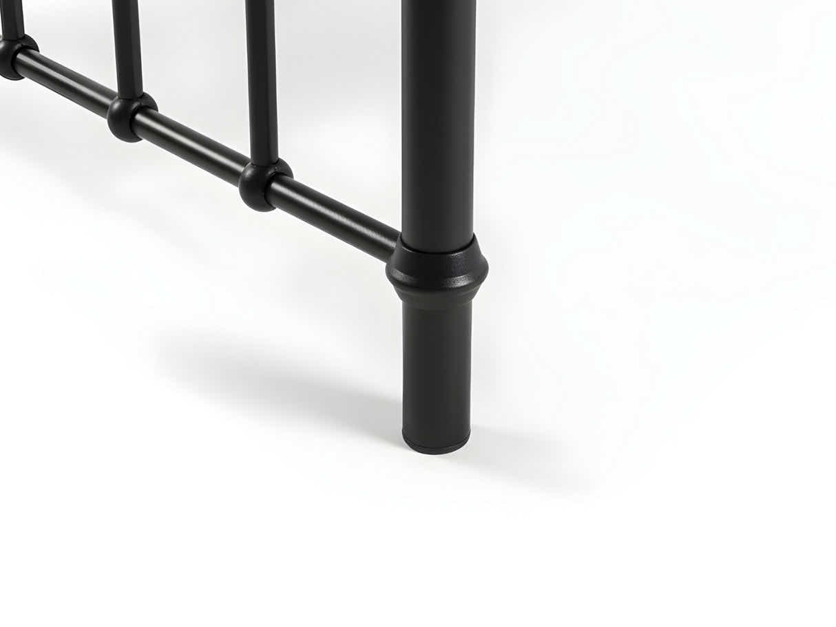 Darcy Metal Bed Frame Black & Bon10 Mattress - Single