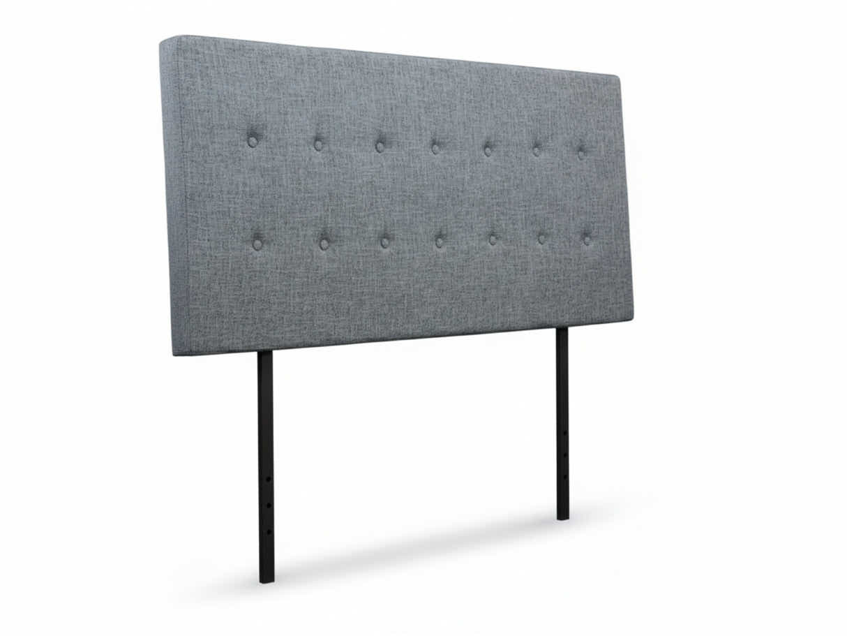 Freddy Linen Headboard Bluish Grey - Double