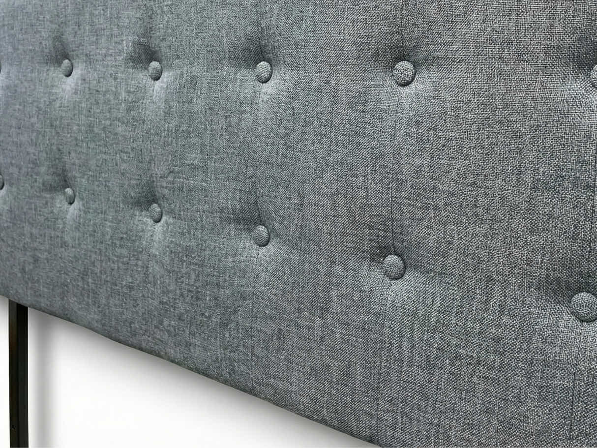 Freddy Linen Headboard Bluish Grey - Double