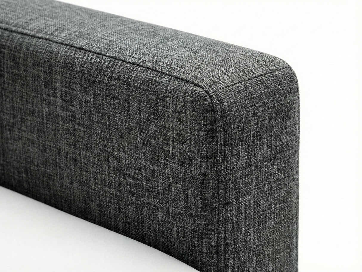 Freddy Linen Headboard Bluish Grey - Double