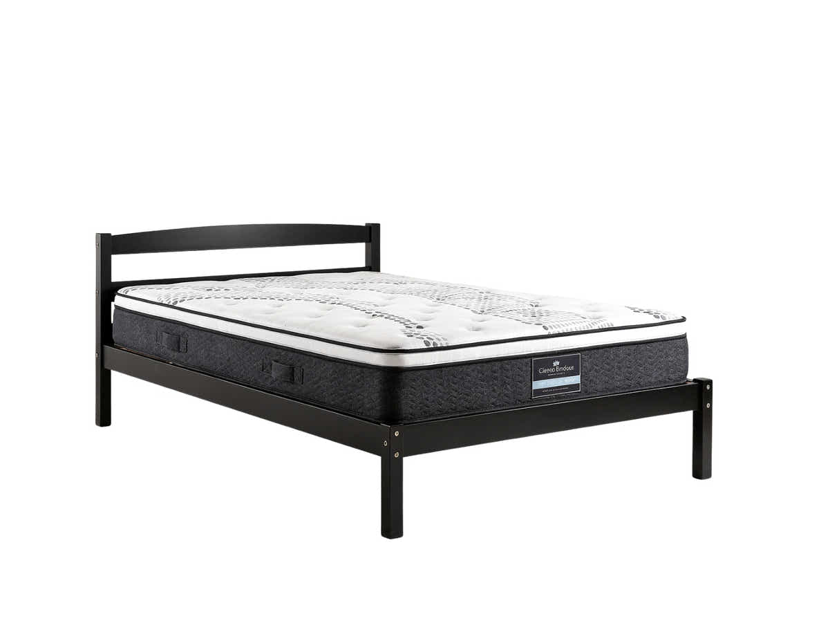 Wayford Bed Frame Black & J32 Mattress - Single